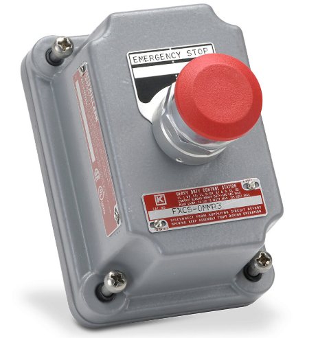 [KILLARK.FXCS-0MMR3 ] Killark Hazard Switch Mushroom E-Stop Button, N.O & N.C. KILLARK.FXCS-0MMR3 
